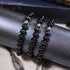 Martre noire | Argent sterling .925 | Bracelet en verre du Cheshire
